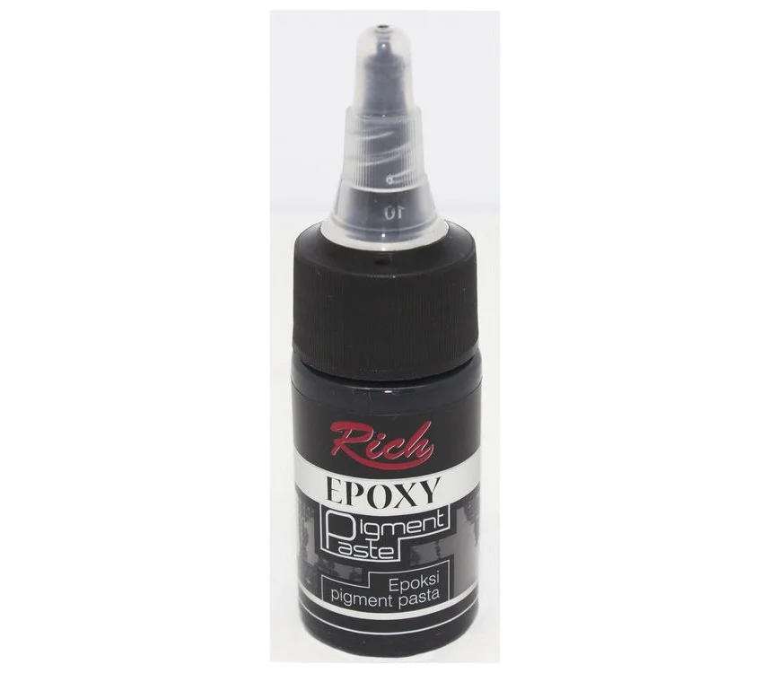 Rich Epoksi Reçine Pigment Renklendirici Boya 20 cc. SİYAH