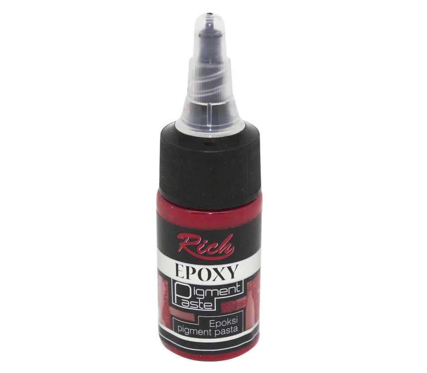Rich Epoksi Reçine Pigment Renklendirici Boya 20 cc. BAYRAK KIRMIZI
