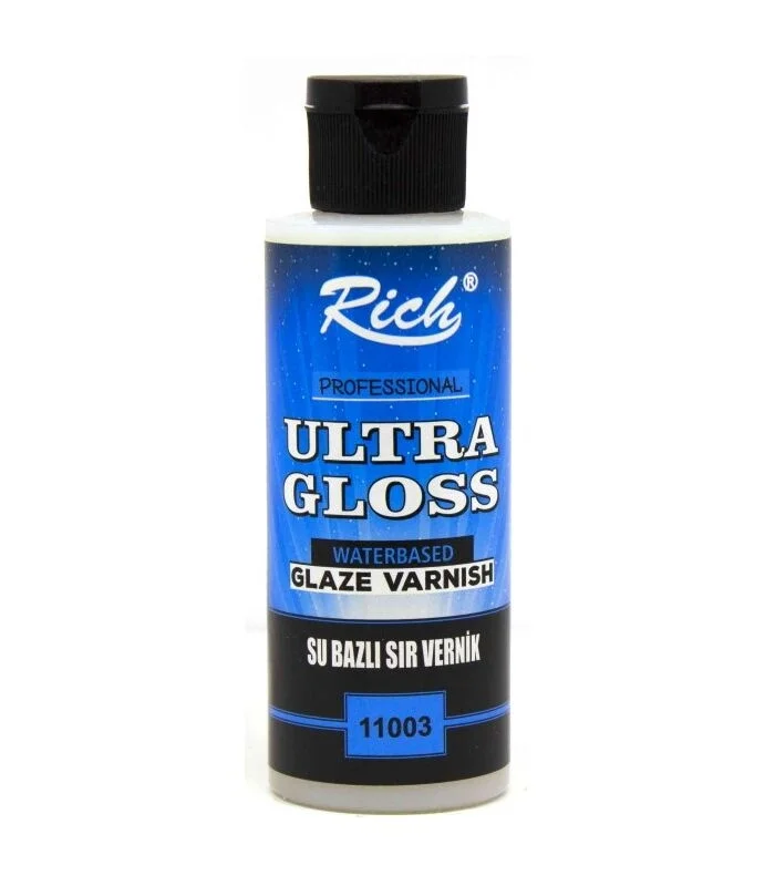 Rich Ultra Gloss Su Bazlı Parlak Sır Vernik 120 cc.