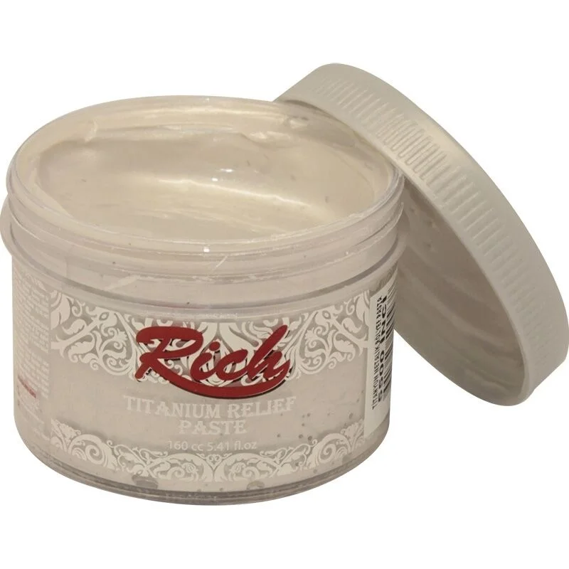 Rich Titanium Metalik Rölyef Pasta 160 cc. 5500 İNCİ