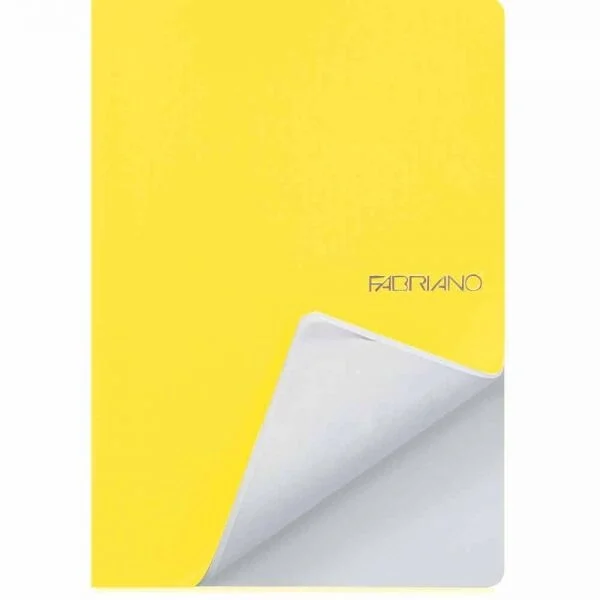 Fabriano Ecoqua Ekolojik Eskiz Çizim ve Yazı Defteri 85 Gr. A4 38 yaprak SARI KAPAK (LIMONE)