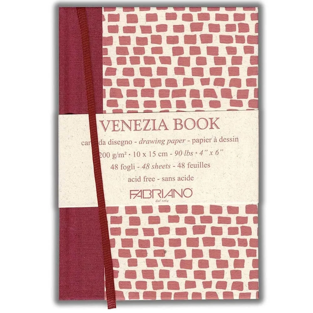 Fabriano Venezia Book Çok Amaçlı Eskiz Çizim Defteri 200 gr. 10x15 cm. 48 yaprak