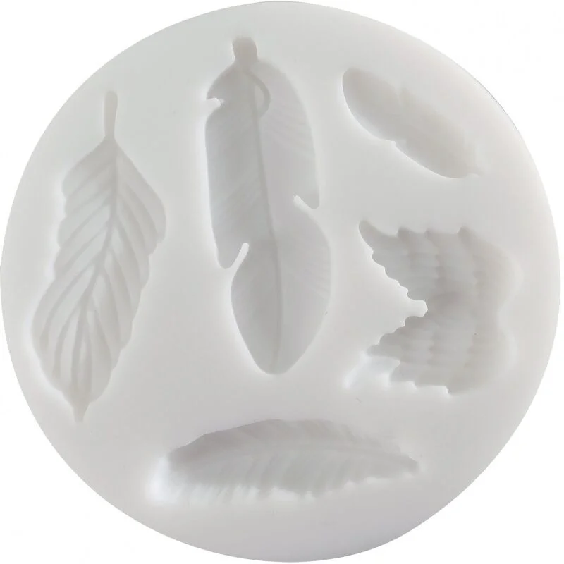 Cernit Silicone Mould Silikon Polimer Kil Kalıbı FEATHERS