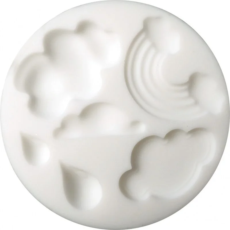 Cernit Silicone Mould Silikon Polimer Kil Kalıbı CLOUDS