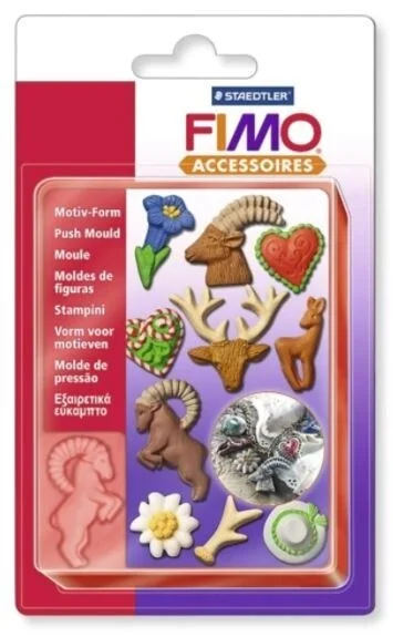 Staedtler Fimo Push Mould Esnek Silikon Polimer Kil Kalıbı ALP DAĞLARI