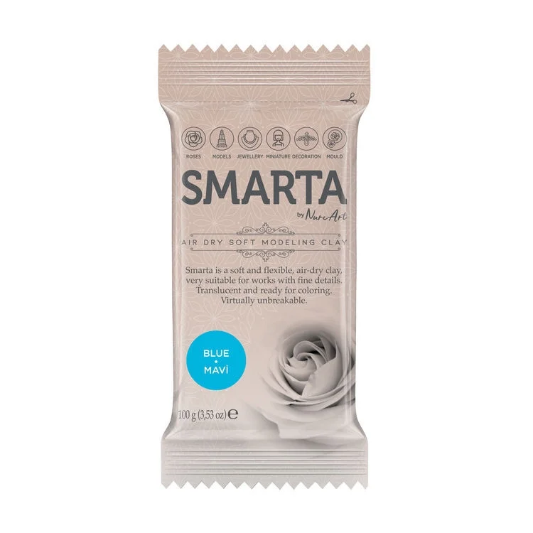 Smarta Havayla Kuruyan Modelleme Hamuru 100 gr. MAVİ
