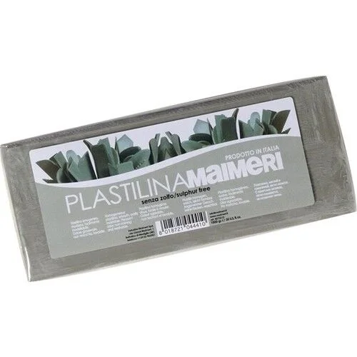 Maimeri Plastilin Model Hamuru 1000 gr. GRİ