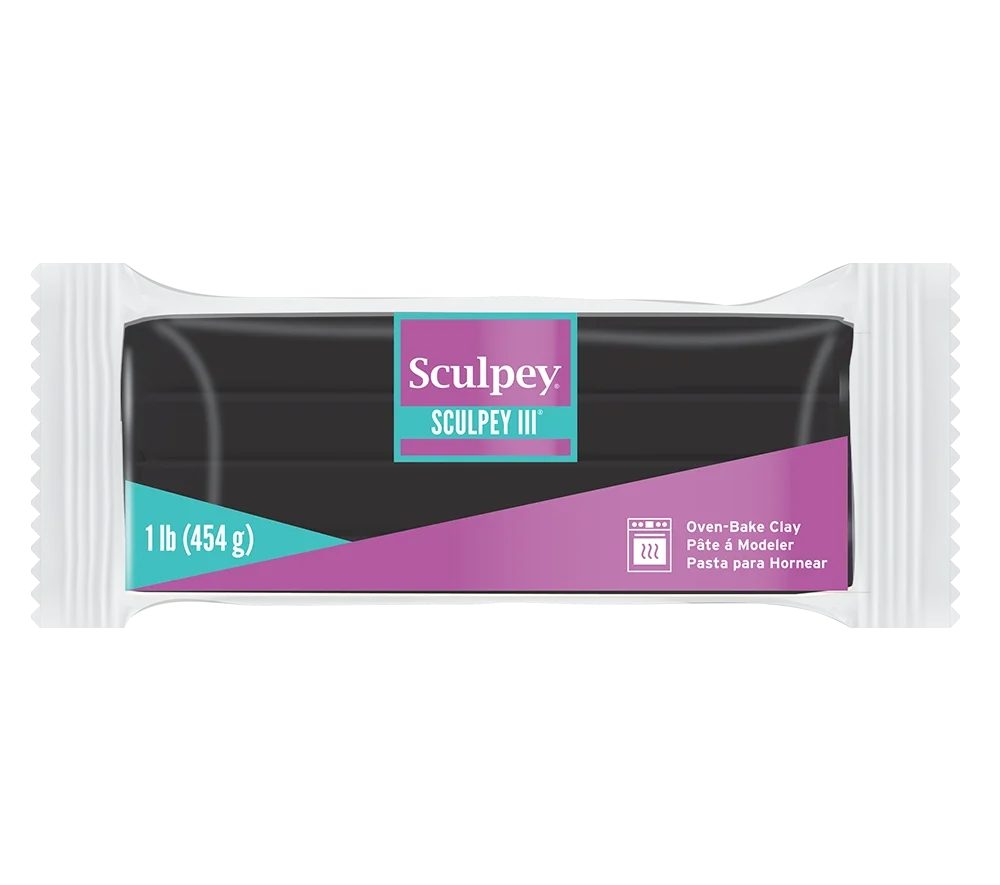 Sculpey III Polimer Kil 454 gr. 042 Black (Siyah)
