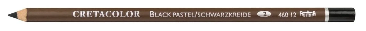 Cretacolor Black Chalk Pastel Pencil Siyah Füzen Kalemi