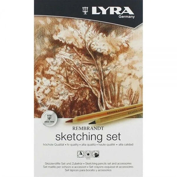 Lyra Rembrandt Sketching Karakalem Eskiz Çizim Seti 11'li