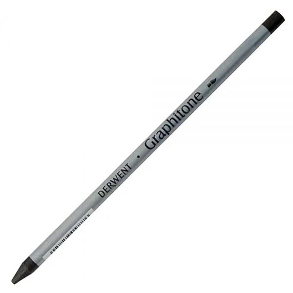 Derwent Watersoluble Graphitone Suda Çözünebilen Ağaçsız Grafit Kalem 8B - Very Dark Wash