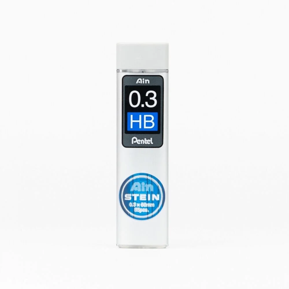 Pentel Ain Stein Min (Mekanik Kurşun Kalem Ucu) 0.3 mm HB 15'li Tüp