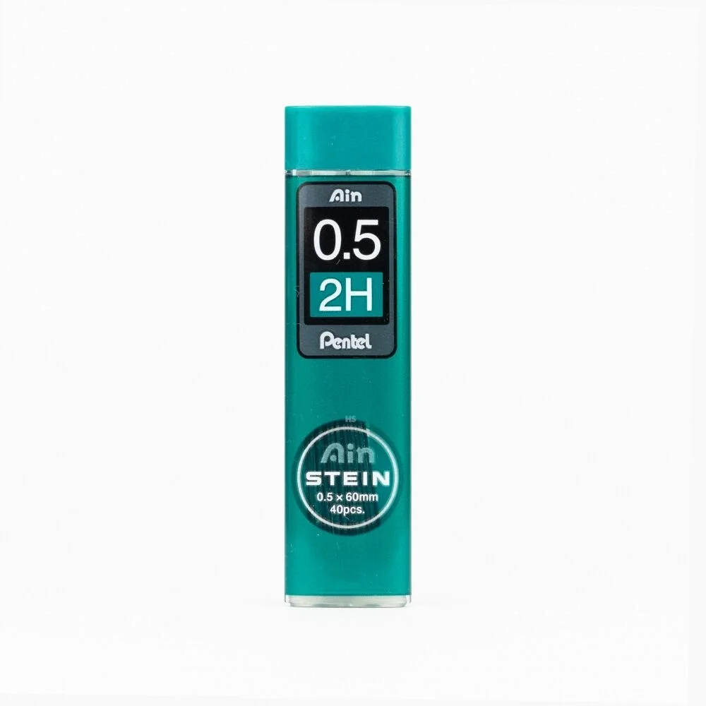 Pentel Ain Stein Min (Mekanik Kurşun Kalem Ucu) 0.5 mm 2H 40'lı Tüp