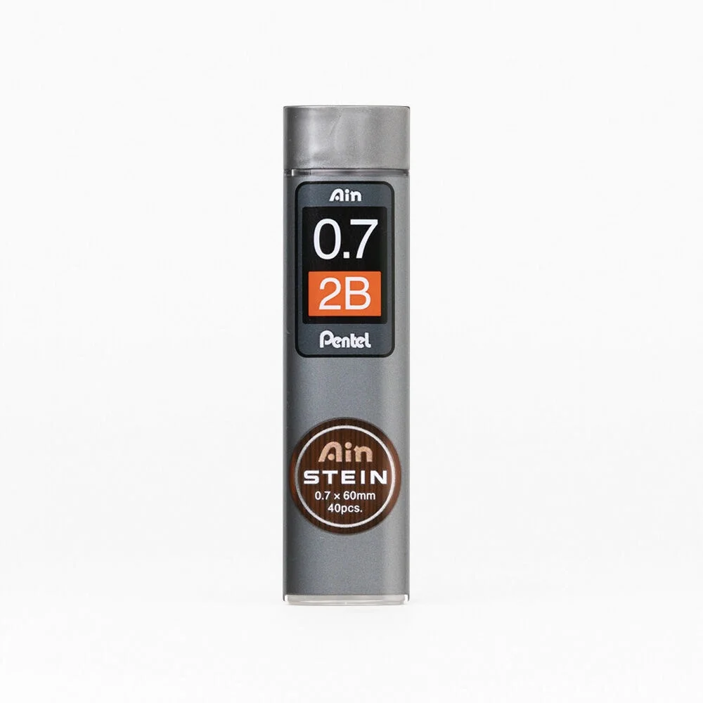 Pentel Ain Stein Min (Mekanik Kurşun Kalem Ucu) 0.7 mm 2B 40'lı Tüp
