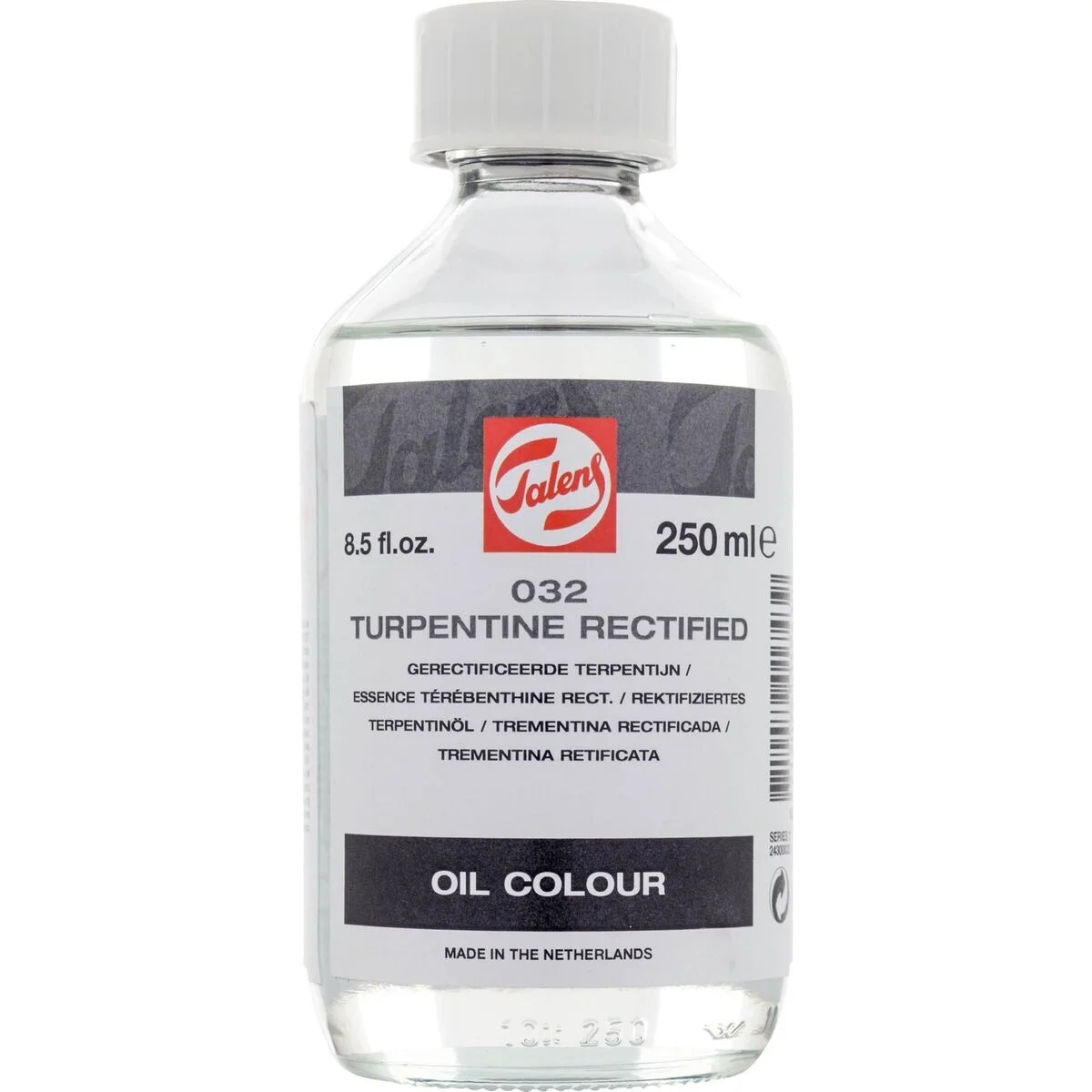 Talens Rectified Turpentine 032 Terebentin 250 ml.