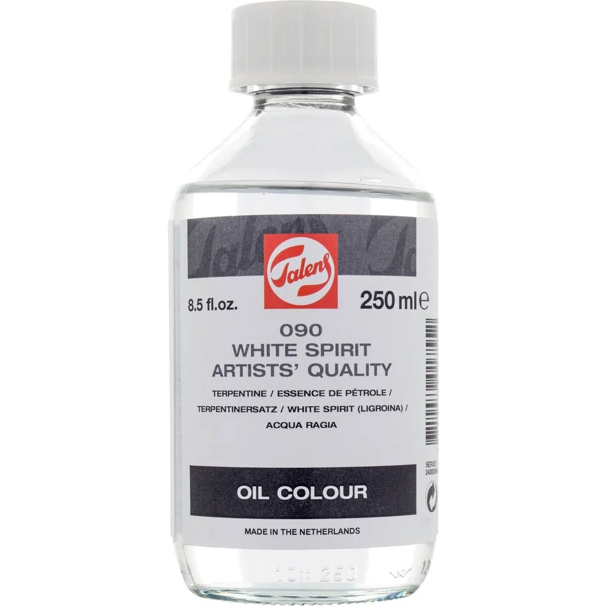 Talens White Spirit Artists' Grade 090 Artist Kalite Beyaz İspirto 250 ml.