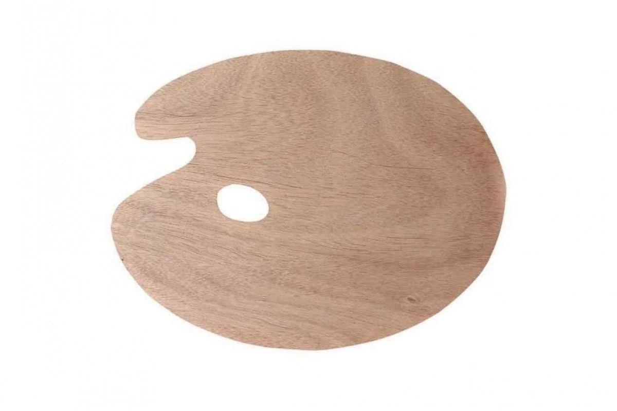 Oval Ahşap Palet 40x50 cm.