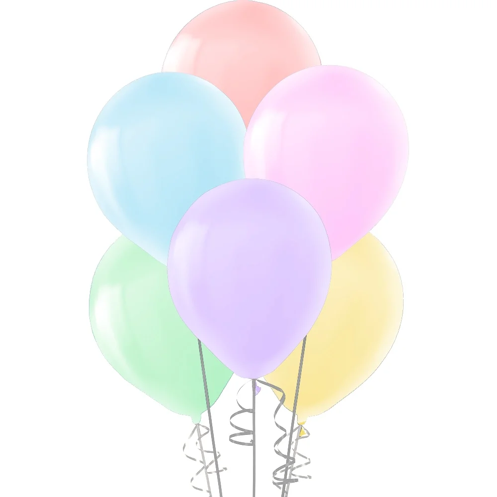 Karışık Renkli Makaron Balon 5"