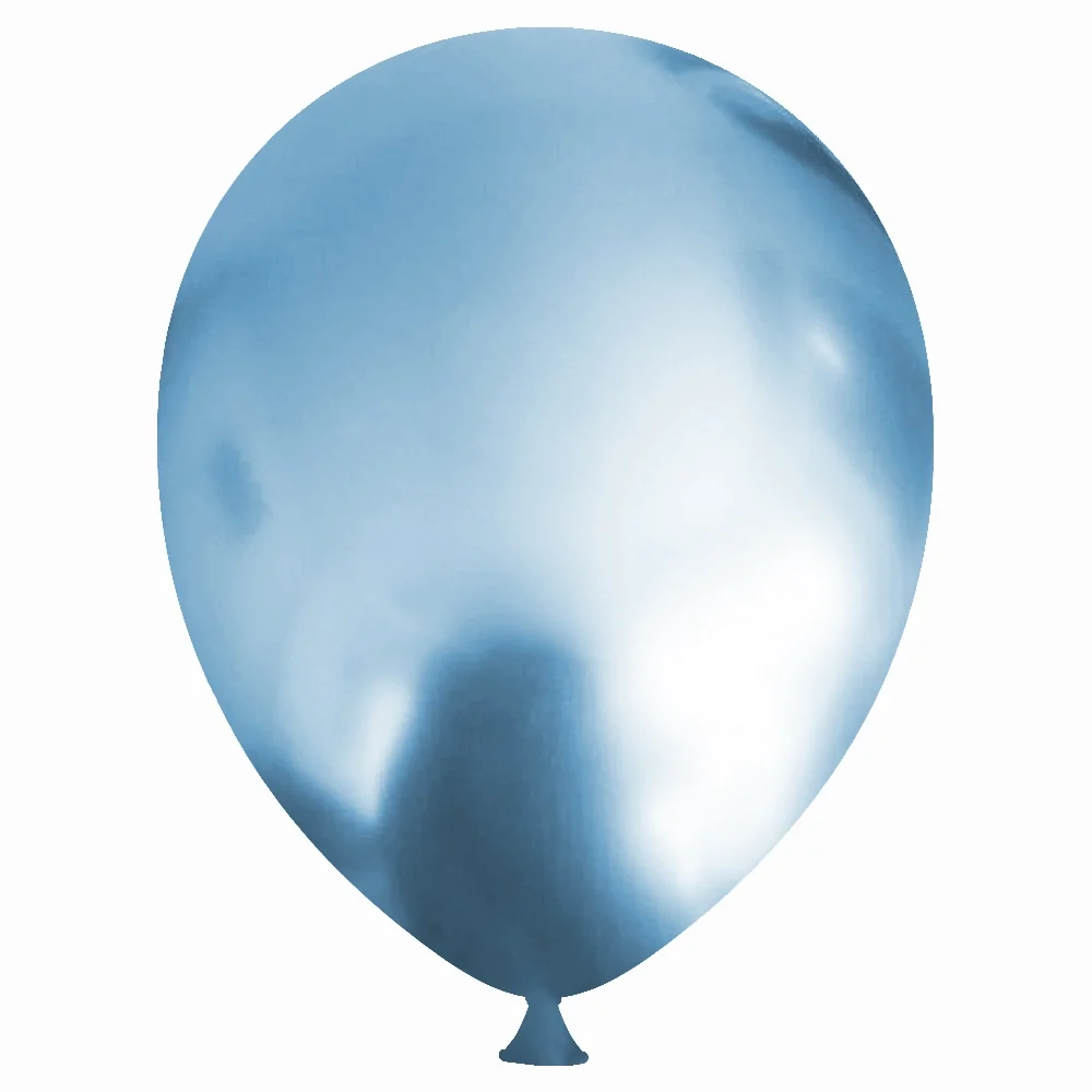 Açık Mavi Krom Balon 5"