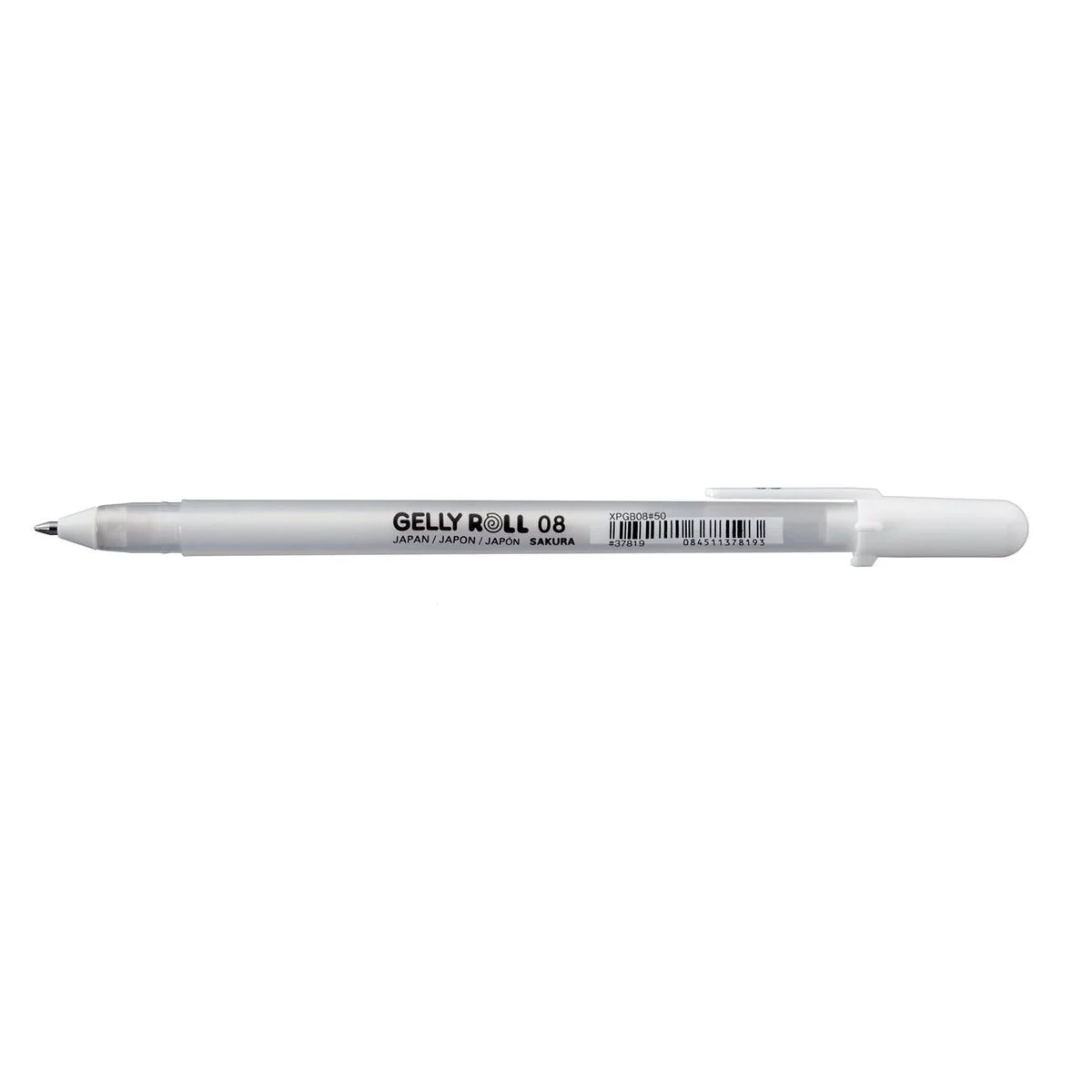 Sakura Gelly Roll Beyaz Jel Mürekkepli Kalem 0.8 mm.