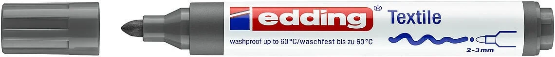 Edding 4500 Kumaş Tekstil Boyama Kalemi GREY