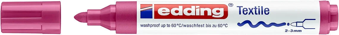 Edding 4500 Kumaş Tekstil Boyama Kalemi CARMINE RED