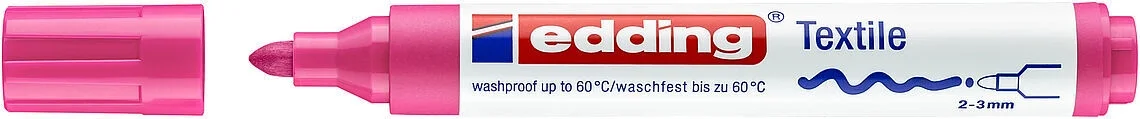 Edding 4500 Kumaş Tekstil Boyama Kalemi NEON PINK