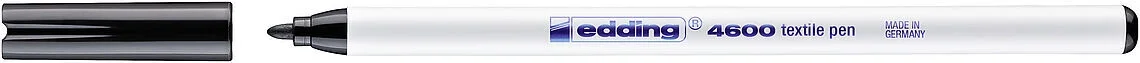 Edding 4600 Kumaş Tekstil Boyama Kalemi BLACK