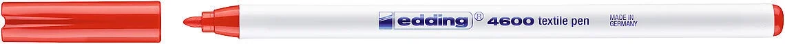 Edding 4600 Kumaş Tekstil Boyama Kalemi RED