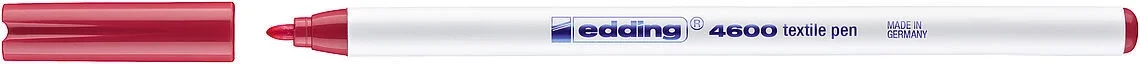 Edding 4600 Kumaş Tekstil Boyama Kalemi CARMINE RED