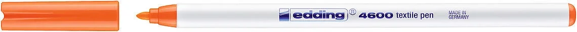 Edding 4600 Kumaş Tekstil Boyama Kalemi NEON ORANGE