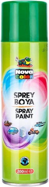 Nova Color Sprey Boya 200 ml. YEŞİL