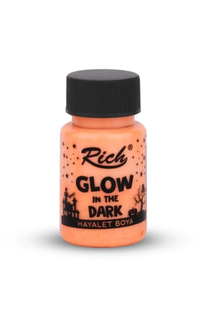 Rich Karanlıkta Parlayan (Glow In The Dark) Hayalet Boya 50 cc. TURUNCU