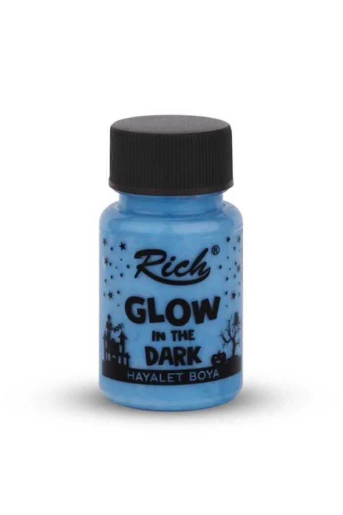 Rich Karanlıkta Parlayan (Glow In The Dark) Hayalet Boya 50 cc. MAVİ