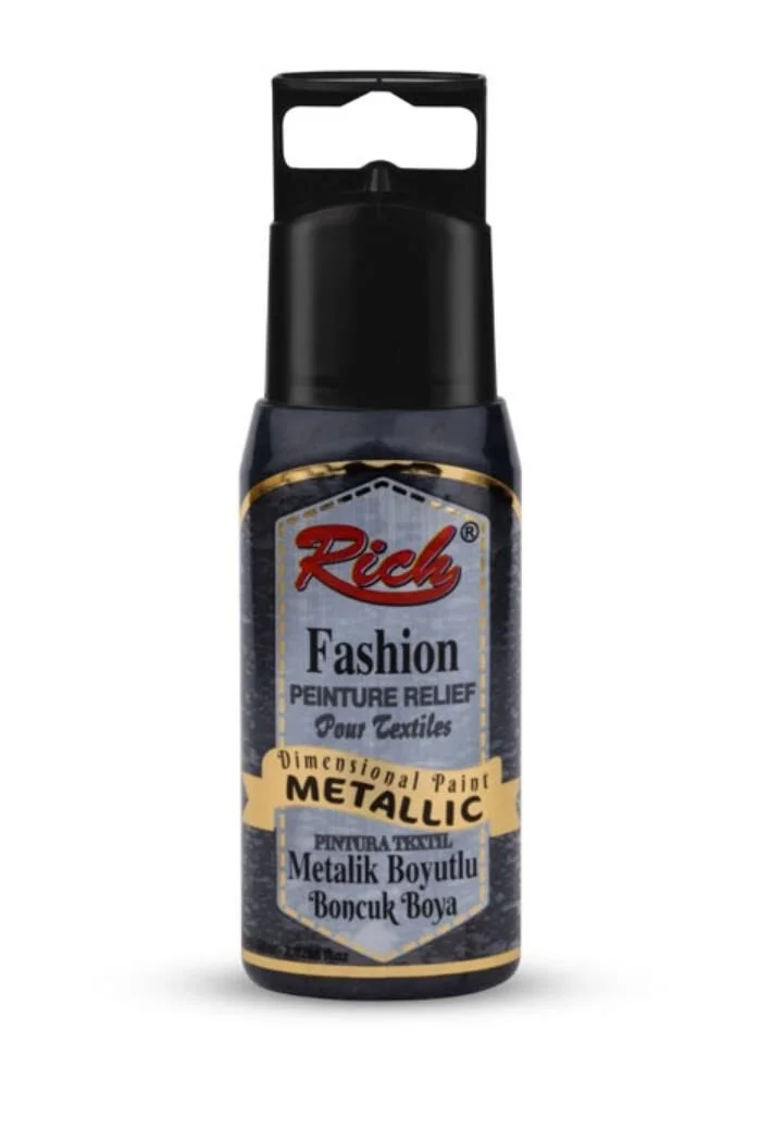 Rich Metalik Boyutlu Boya 60 cc. 404 SİYAH