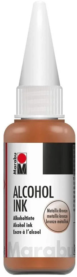 Marabu Alcohol Ink Alkol Bazlı Mürekkep 20 ml. Metallic Bronze