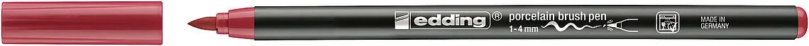 Edding 4200 Porselen Kalemi KARMİN KIRMIZI