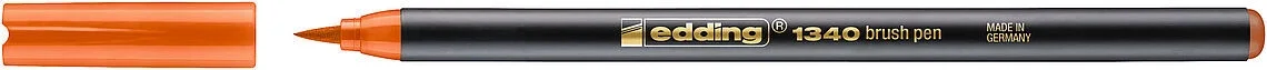 Edding 1340 Brushpen Fırça Uçlu Kalem TURUNCU