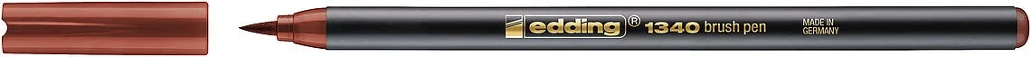 Edding 1340 Brushpen Fırça Uçlu Kalem KAHVERENGİ