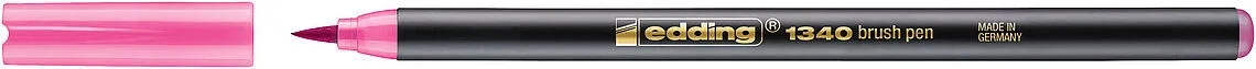 Edding 1340 Brushpen Fırça Uçlu Kalem PEMBE
