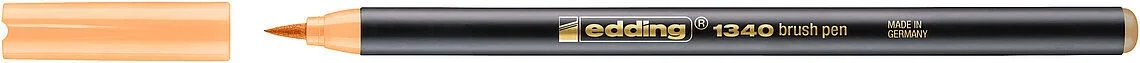 Edding 1340 Brushpen Fırça Uçlu Kalem AÇIK TURUNCU