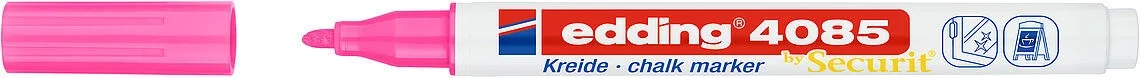 Edding 4085 Sıvı Tebeşir Kalemi FOSFORLU PEMBE