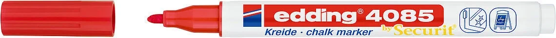 Edding 4085 Sıvı Tebeşir Kalemi KIRMIZI