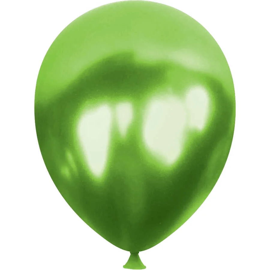 Yeşil Metalik Balon 10"