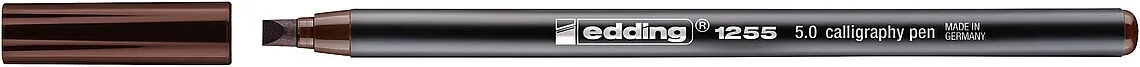 Edding 1255 Kaligrafi Kalemi 5.0 mm. Kahverengi