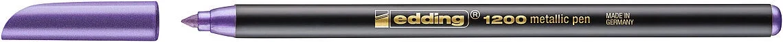 Edding 1200 Grafik Kalemi METALİK MOR