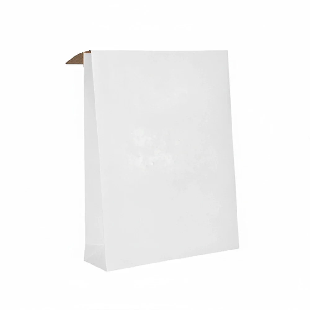Beyaz Bantlı Hediye Paketi 30x8x40,5 cm