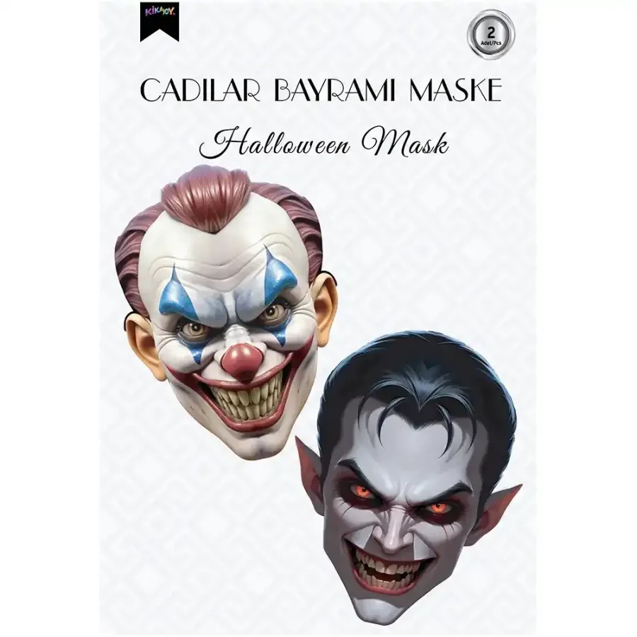 Halloween Maske Seti 2'li - No:2