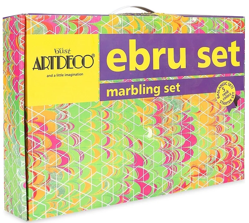 Artdeco Ebru Başlangıç Seti 5 Renk