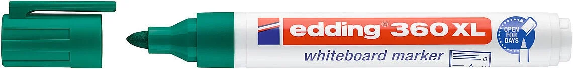 Edding 360 XL Whiteboard Marker Doldurulabilir Yazı Tahtası Kalemi Yeşil